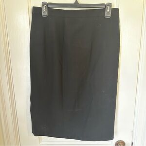 Akris Classic Black Pencil Skirt
